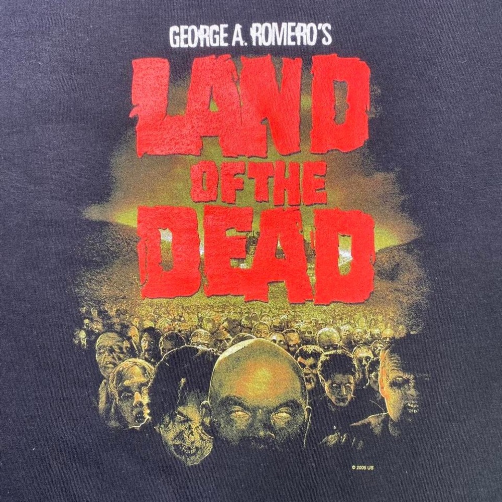 Vintage Land of the Dead-John Leguizamo George Romero horrorβ movie promo shirt